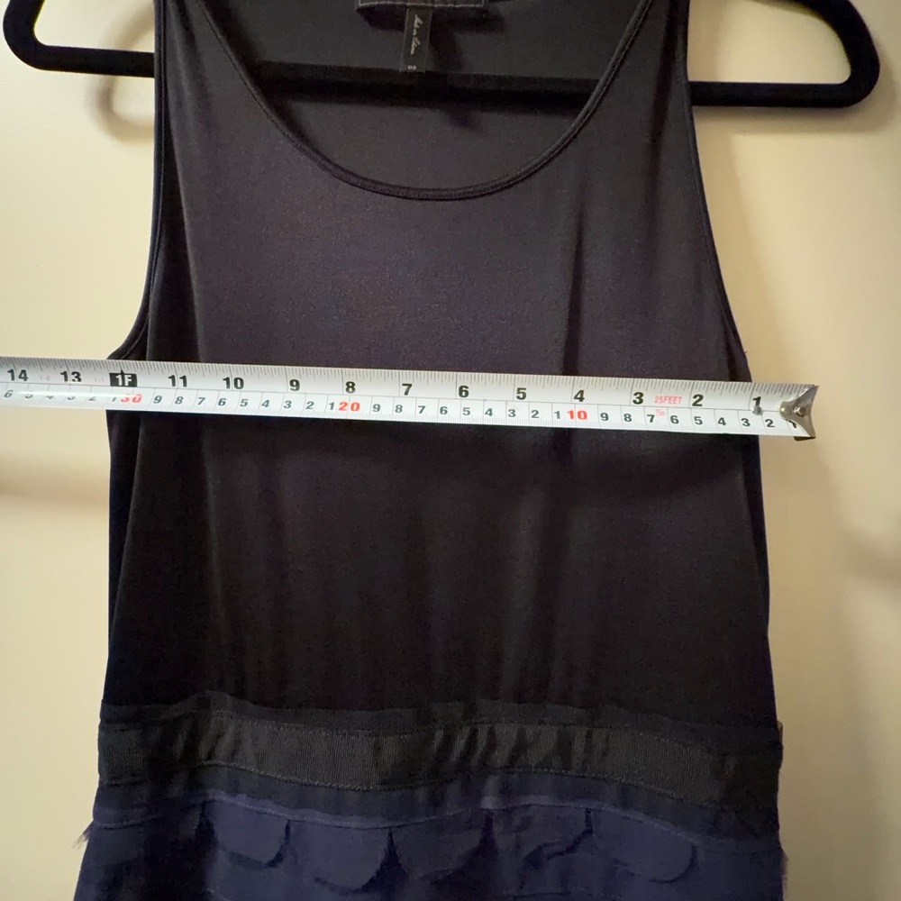 BCBGMaxAzria South Pacific Silk Tiered Scalloped Dress - Picture 7 of 9
